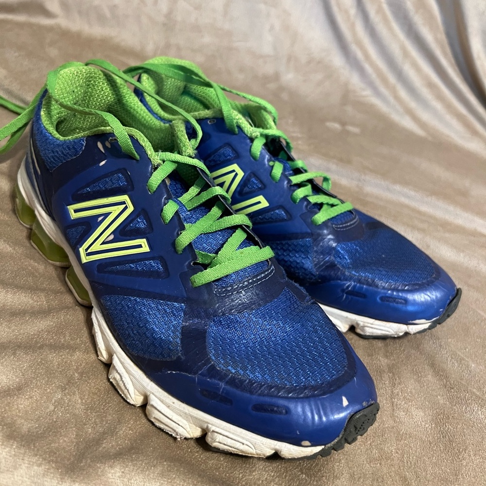 New Balance Blue and Green Athletic Shoes